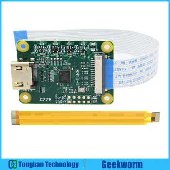 Плата адаптера Raspberry Pi C779 Hdmi к CSI-2 с 15-контактным кабелем FFC, до 1080p25 кадров в секунду