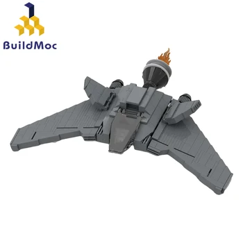 Buildmoc Classic Blocks SG-1 Многоцелевой Истребитель MOC Набор Строительных Блоков Наборы Игрушек для Детей Детские Подарки Игрушка 347 ШТ Кирпичей