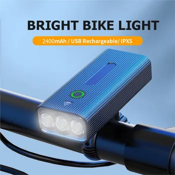 Велосипедный фонарь ZK30 USB Перезаряжаемый светодиодный велосипедный фонарь 800ЛМ фара MTB фонарик Передняя лампа с функцией Power Bank