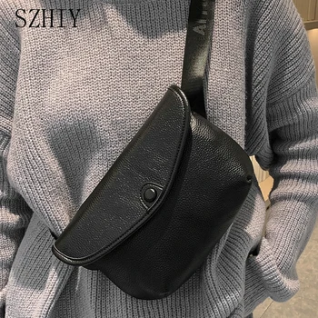 Дизайнерская минималистичная нагрудная сумка из натуральной кожи, женская модная сумка через плечо, карман для мобильного телефона в спортивном стиле, нулевой кошелек