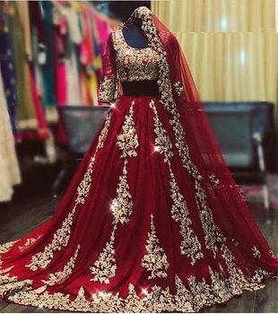 Пакистано-Индийские вечерние платья с вуалью из двух частей, длинные платья для выпускного вечера и свадебной вечеринки из тюля бордового цвета для женщин 2023 г.