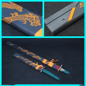 Игра OW Shimada Genji Новая кожа, меч, косплей, реплика реквизита, Карнавальное Необычное оружие, Косплей, подарок, элементы Cos