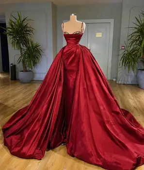 Великолепные выпускные платья красного цвета 