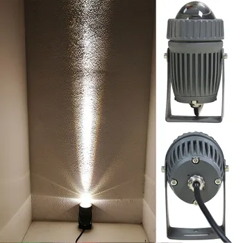 Угловой прожектор Прожекторный оптический светильник Светодиодная дизайнерская лампа с наружным точечным 100 профессиональным светодиодным узким освещением