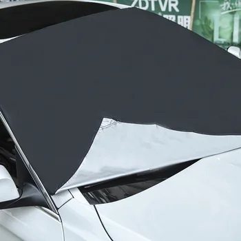 Автомобильный магнитный солнцезащитный козырек, водонепроницаемый защитный чехол, крышка переднего ветрового стекла, Ветровое стекло автомобиля, Снежный солнцезащитный козырек