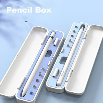 Портативный для Apple Pencil 2 1 Чехол Коробка для хранения чехол Держатель ручки Чехол-стилус для Apple iPad Pencil 1-го и 2-го поколения пластиковые чехлы