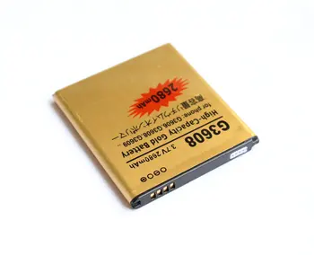 5 шт./лот 2680 мАч EB-BG360CBC Золотой Сменный Аккумулятор Для Samsung Galaxy Core Prime G360 G360F G3608 G3606 G3609 Batterij