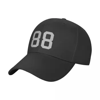 Номер 88, серый на черном, спортивная майка, номер восемьдесят восемь, Бейсболка, военная тактическая кепка, Солнцезащитные шляпы для регби, Мужские Женские