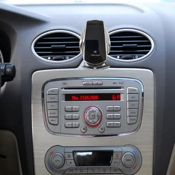 Автомобильный держатель для телефона Ford Focus MK2 2005 2006 2007 2008 2009 2010 2011 Беспроводное зарядное устройство Магнитная USB инфракрасная быстрая зарядка