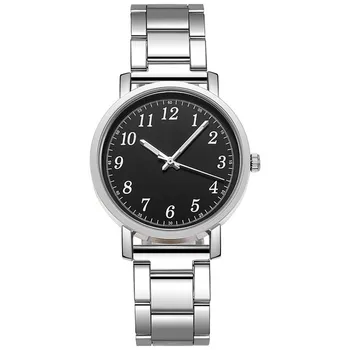 Модные кварцевые часы для женщин Роскошные женские часы наручные часы с белым ремешком из нержавеющей стали Классические часы Ежедневные подарки