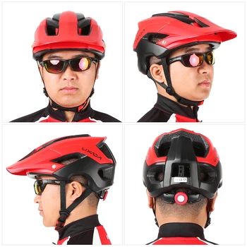 Сверхлегкий велосипедный шлем Lixada для катания на горных велосипедах - 13 вентиляционных отверстий для максимальной безопасности и комфорта во время наслаждения поездкой