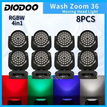 0 Duty LED Wash Zoom Движущийся Головной Свет 36X12 Вт Rgbw 4в1 Dmx Lyre Wash Zoom 36x10 Вт Лампы Хороши Для Движущегося Головного Света Stage Wash