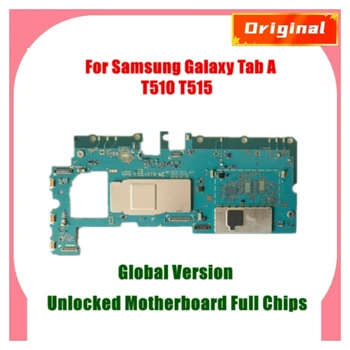 100% Оригинал Для Samsung Galaxy Tab A T510 T515 Материнская плата С Полными Чипами Для Samsung Galaxy Tab A T510 T515 Разблокированная Логическая Плата