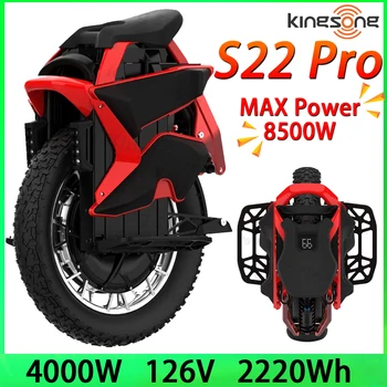 Kingsong S22 PRO Одноколесный велосипед Eagle KS-S22 Pro EUC Электрический Баланс колеса Smart S22 126V 2220Wh 4000 Вт 70 км/ч 20-дюймовый моноцикл