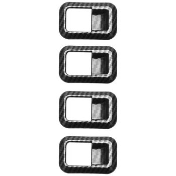 5шт Авто Кнопка Включения Окна Из Углеродного Волокна Накладка Рамки Для Mercedes Benz A B C E Cla Gla Glk Ml Gle Class W204