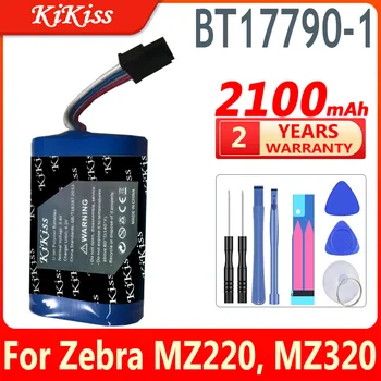 2100 мАч KiKiss Мощный аккумулятор BT17790-1 BT17790-2 (MZ220) для Zebra MX420L, IMZ320, MZ220, MZ320 Замена AK18353-1