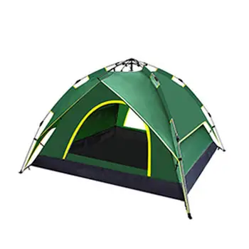 Автоматическая Всплывающая палатка Водонепроницаемая Походная палатка Солнцезащитная Пляжная палатка Простая установка Двухслойная походная палатка для 2-3 человек