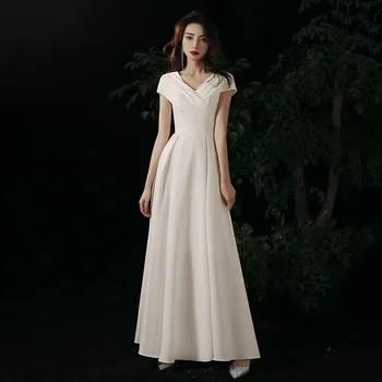 Вечернее платье Hong Hu для женщин 2023, новое вечернее платье для банкета, элегантное длинное женское платье на молнии для выпускного вечера