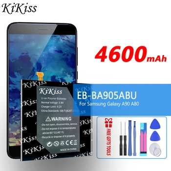 KiKiss EB-BA905ABU Аккумулятор емкостью 4600 мАч Для Samsung Galaxy A90 A80 SM-A905F SM-A8050 SM-A805F SM-A805F/DS Аккумуляторы для мобильных телефонов