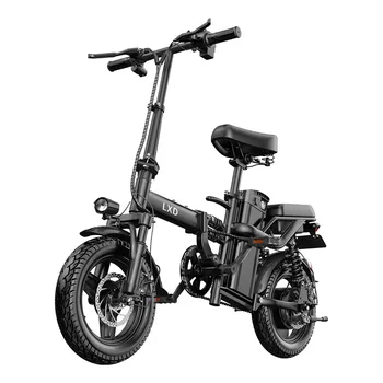 Электрический велосипед 14-дюймовый мини-электрический городской велосипед EBike мощный горный велосипед