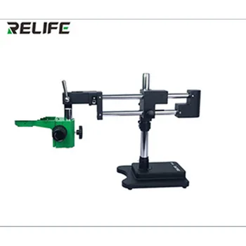RELIFE STL2 Универсальная Двойная Бинокулярная Тринокулярная Стереоскопическая подставка для микроскопа с зумом, Держатель для фокусировки, кронштейн для печатной платы, Промышленная лаборатория