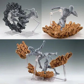 Модель платформы Rock Burst Collapse в масштабе 1/12, Миниатюрная сцена, Аксессуары для 6-дюймовой фигурки солдата, коллекционная игрушка для тела