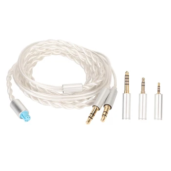 Сменный шнур для наушников Серебристый 3,5 мм кабель для наушников Professional Plug and Play 3 в 1 для D600 для HE400I для Z1R для Z7M2