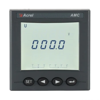 Популярные однофазные малогабаритные цифровые вольтметры Acrel AMC72L-AV с ЖК-дисплеем