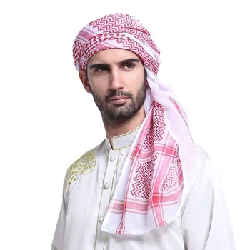 Мусульманский шарф-хиджаб, Мужские Исламские шали, повязка на голову, Саудовская Аравия, Дубай, Традиционные исламские аксессуары, мужской платок, одежда для молитв