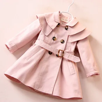 Детское зимнее пальто, красно-серая осенняя детская куртка с рукавами, модное детское пальто, детская куртка для девочек
