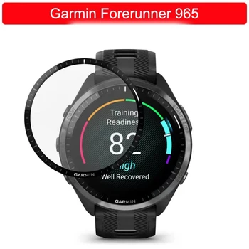 Защитная пленка для экрана умных часов Garmin Forerunner 965 3d представляет собой ультратонкую мягкую пленку с изогнутыми краями.