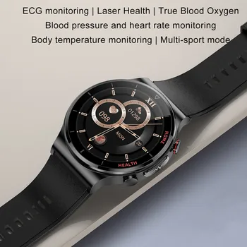 Умные часы для лазерного лечения Пожилых Людей, ЭКГ, Точное значение SPO2 BP, Частота сердечных сокращений, Здоровый Уход, Медицинская Диагностика с искусственным интеллектом, Reloj Intelligent Smart Watch