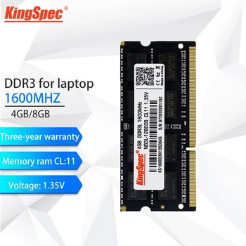 KingSpec оперативная память для ноутбука ddr3 meomry оперативная память 8 гб ddr3 Memoria Оперативная Память Для Ноутбука 1600 МГц оперативная память ddr3 4 гб 8 гб для Ноутбука Компьютерные Аксессуары
