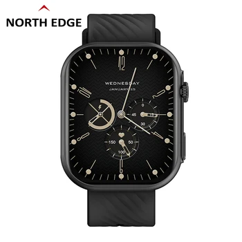 NORTH EDGE NL80 Смарт-часы Bluetooth Call Спортивные часы Управление музыкой Мониторинг сна Водонепроницаемые часы для пары IP67