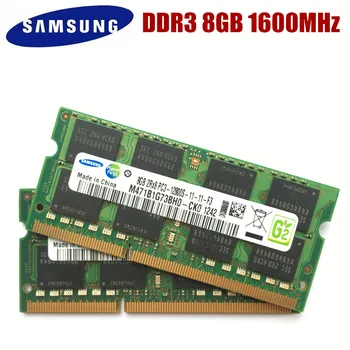 Samsung 8GB 2RX8 PC3-12800S DDR3 1600 МГц 8 гб Памяти ноутбука DDR3 8G 1600 МГЦ Модуль ноутбука SODIMM RAM
