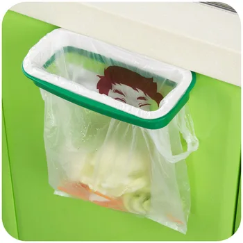 1 шт. Подвесной Тип, Кухонная дверь, Задний шкаф, Кронштейн для мусорного бака, Вешалка для хранения сумок, Вешалка для сумок для защиты окружающей среды.