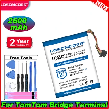 Аккумулятор емкостью 2600 мАч Для мостового терминала TomTom, Подключенный Мостовой терминал, Подключенный Премиум-класс BridgeTerminal, 1CP515161HR, Батарея UZ6