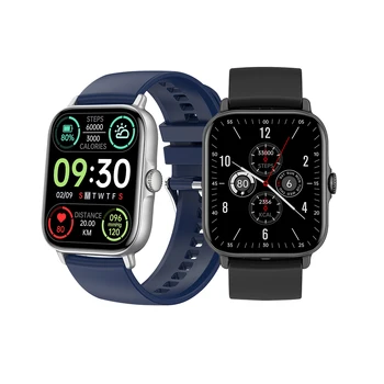 Смарт-часы T12, цифровой спортивный шагомер, напоминание о частоте сердечных сокращений, измерении артериального давления, смарт-браслеты, водонепроницаемые часы с Bluetooth