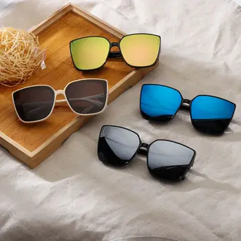 Модные квадратные солнцезащитные очки для женщин, винтажные солнцезащитные очки в негабаритной оправе, ретро Солнцезащитные очки UV400, Очки