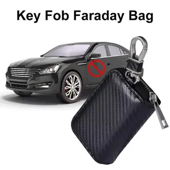 Чехол для Ключей Автомобиля RFID-Блокиратор Сигнала Премиум-класса Брелок Faraday Box Противоугонная Клетка Протектор Защита От Взлома GPS-Блокирующая Коробка